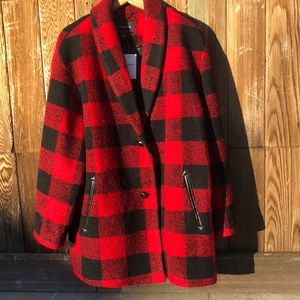 Lucky Brand Buffalo plaid jacket